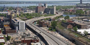Redevelopment of Highway Bonaventure into an urban boulevard, Montreal, Canada